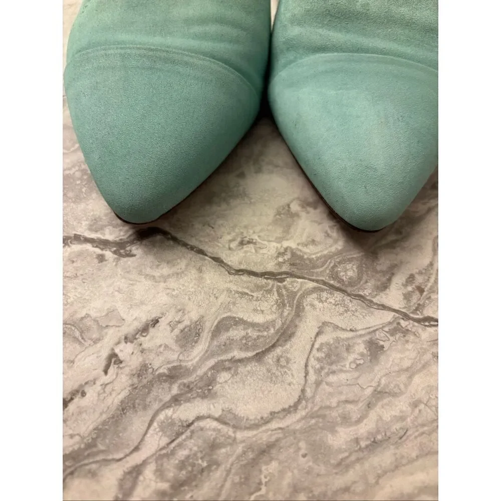Jenni Kayne, D'Orsay suede Flat in sky, Sz 37 $495